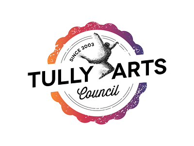Tully Arts Council Logo branding design illustration logo typography