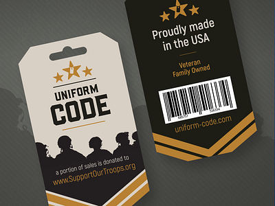 Uniform Code Hangar Tag Design