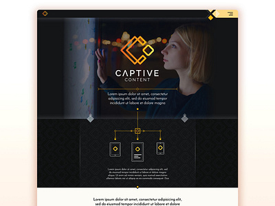 Captive Content Website Design