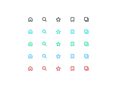 Nav Bar Icons Exploration