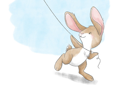 Little Bunny - Kite Flying