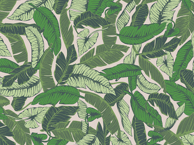 Tropical Pattern v2 by Malt on Dribbble