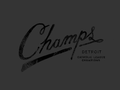 Champs baseball script champions champs detroit league script