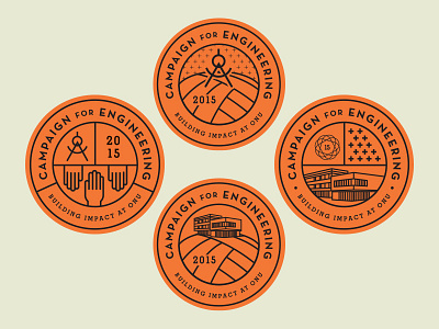 Badges Rd. 1 badge circle engineering linework