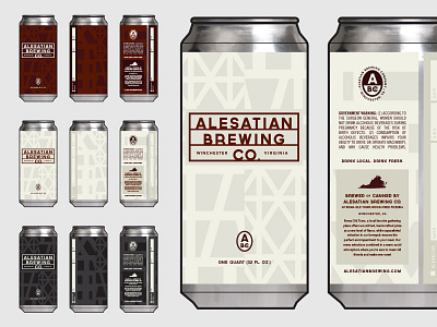 Alesatian Brewing Crowlers