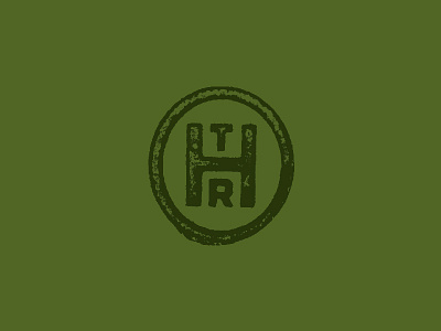 The Hop Review badge beer green h hop initials monogram