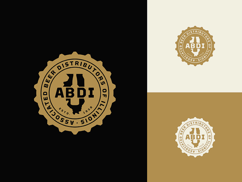 ABDI Badge Logo badge logo badge beer bottle illinois bottle cap beer cap beer logo beer