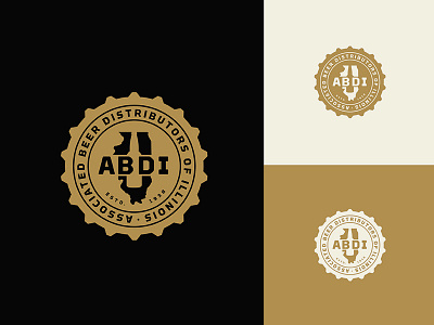 ABDI Badge Logo badge badge logo beer beer bottle beer cap beer logo bottle cap illinois