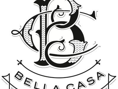 Bella Casa Interiors interior monogram vintage