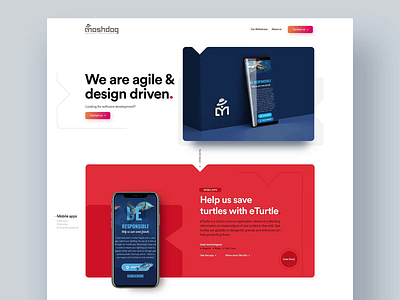 Mashdog website design minimal ui ux web