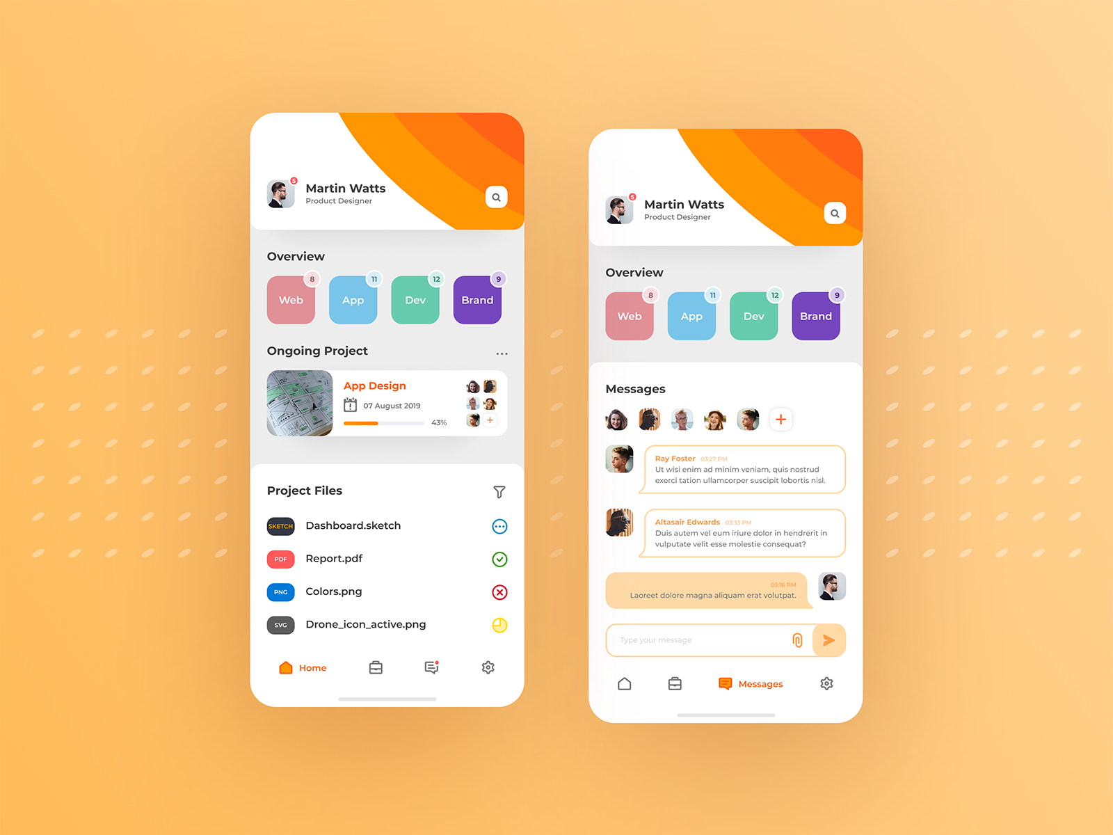 Project Management App by Oleksii Korzhenevskyi on Dribbble