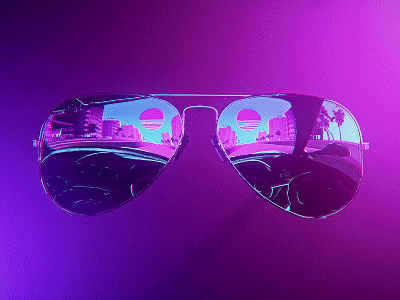 Retrowave Shades 3d 3d animation 80s c4d miami vice motion motion design motiongraphics retro retrowave shades sunglasses synthwave vaporwave