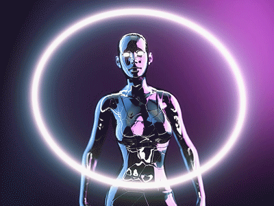 Octane Person 3d 3d animation c4d character character animation cinema4d female girl motion motion design motiongraphics octane octane render octanerender person reflective