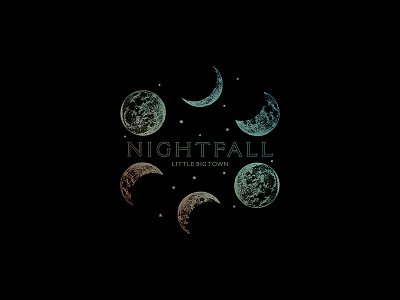 Little Big Town - Nightfall Moon apparel apparel design country little big town merch merch design merchandise moon moons music nightfall