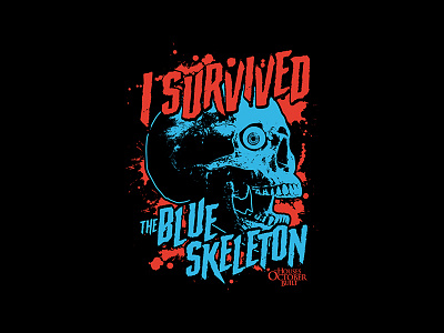 The Houses October Built - Blue Skeleton