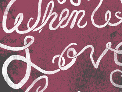 Cursive Type Treatment