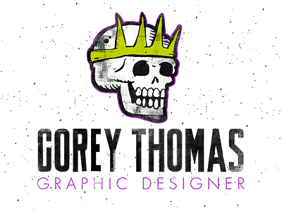Ct Branding branding logo skull texture type