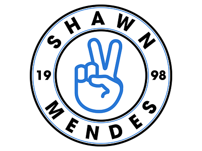 Shawn Mendes Seal Design apparel lettering merch music shirt t shirt type