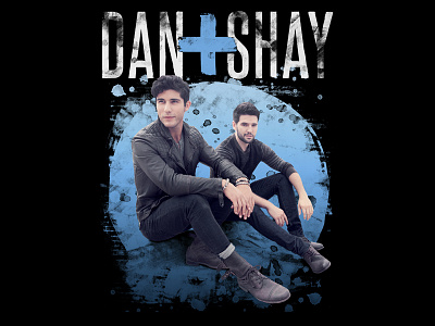 Dan Shay Tour Tee apparel box merch music photo shirt t shirt texture type