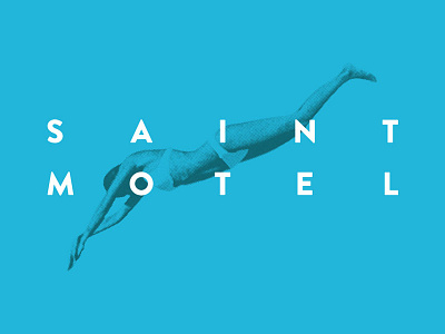 Saint Motel apparel diver halftone retro shirt type