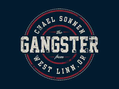 American Gangster apparel design graphic art merch t shirt