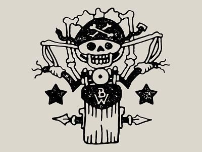 Skull Biker biker sailor jerry skull tattoo vintage tattoo