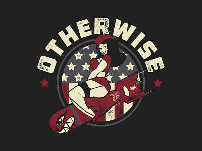 Otherwise - Bomb Girl america illustration pin up shirt vintage