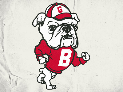 Bulldog Mascot bulldog design dog drawing illustration mascot