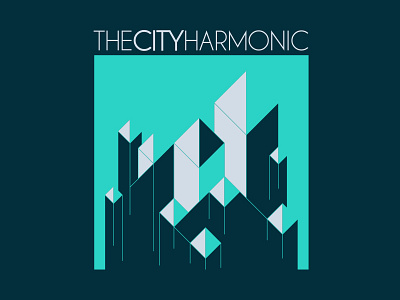 The City Harmonic - Geo City apparal geometric illustration lines merch shapes