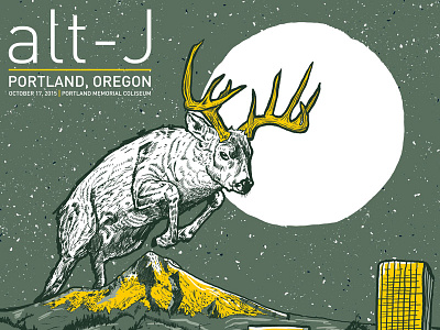 Alt- J Stag Poster