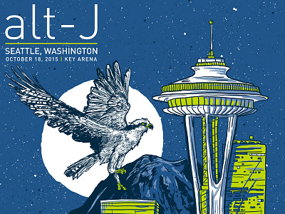 Alt-J - Seattle poster