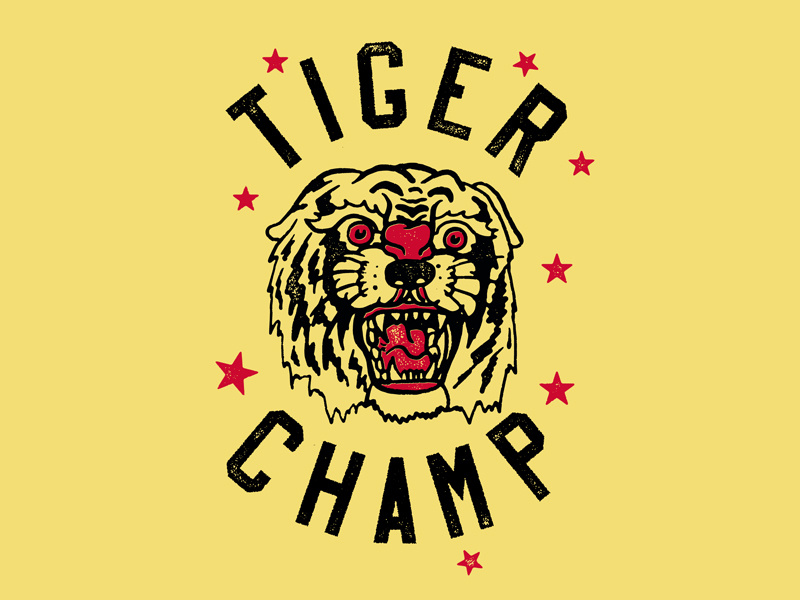 Tiger Champ by Corey Thomas on Dribbble