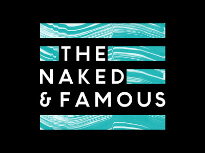 The Naked & Famous - Simple Bars band merch nakedfamous pattern simple