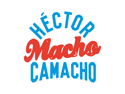 Hector Macho Camacho athletic boxing hand made sport type vintage