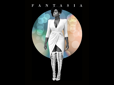 Fantasia - Tour Tee band tee blur design fantasia lights merch photo