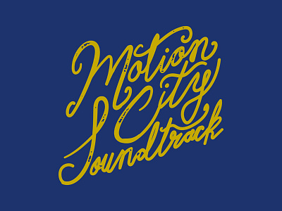 Motion City Soundtrack illustration letters mcst script type typography