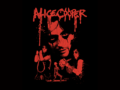 Alice Cooper - Faces of Alice alice cooper drip horror old school rock n roll vintage