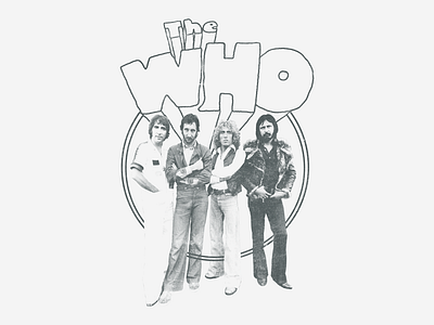 The Who - 3D Who british classic rock illustration the who tshirt uk