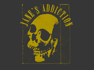 Jane's Addiction - Jawbreaker band distressed janes addiction punk rock skull vintage
