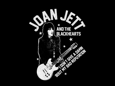 Joan Jett - Give A Damn blackhearts joan jett oldschool photo rock texture vintage
