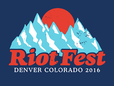 Riot Fest - Mountains colorado denver illustration mountains riot fest rocky