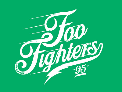 Foo Fighters - Speed Foo bandmerch design foo fighters illustration tshirt type typography