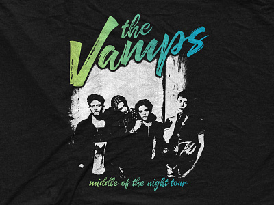 The Vamps - Vintage Wall 80s bandmerch merch punk the vamps tour vintage