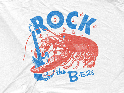 B-52's - Rock Lobster b52s bandmerch lobster marine music retro rock lobster
