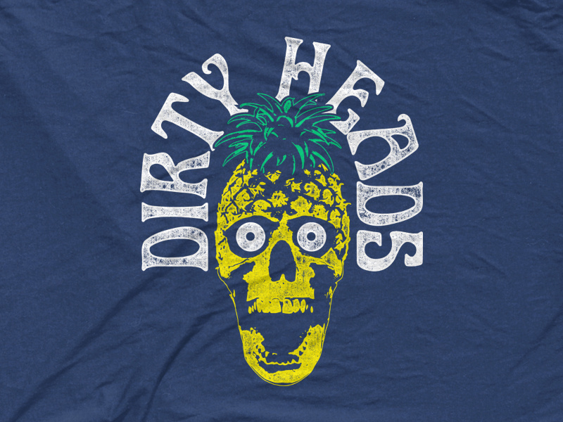 Dirty Heads - Pineapple Skull socal cali beach summer stoner surfer dirty heads pineapple skull tropical