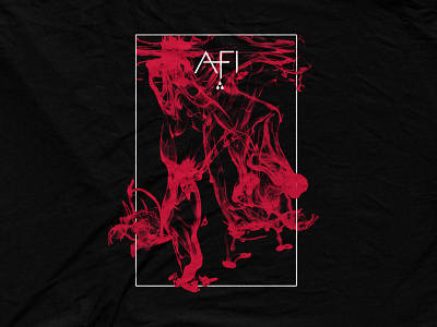 AFI - Ink Tour Tee a fire inside afi band tee bandmerch ink photo tour merch