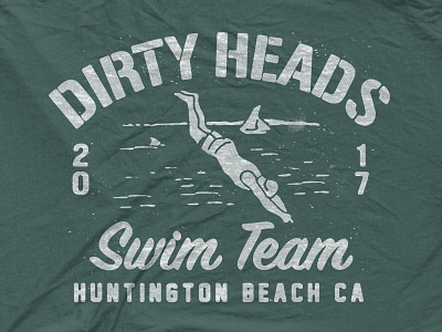 Dirty Heads - Swim Team bandmerch california dirty heads dive swim team