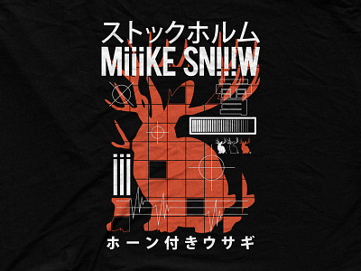 Miiike Sniiiw - Cyber Jackalope apparel asian bandmerch cyber glitch jackalope miike sniiiw miikesnow