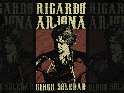 Ricardo Arjona - World Tour bandmerch circus ricardo arjona shirt design tee tour vintage