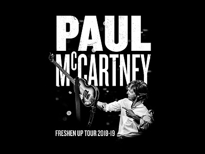 Paul McCartney - Freshen Up Tour Tee apparel band bandmerch freshen up guitar merch music paul mccartney shirt tour vintage